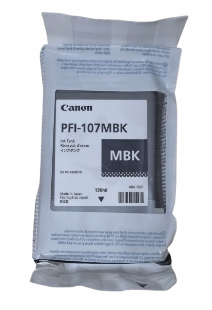 Atramentová náplň Canon PFI-107 PFI107 Matte Black 6704B001 iPF785 iPF770 Originál
