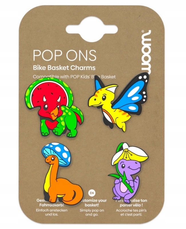 Przypinki do koszyczka Woom Pop Ons Florassic Park