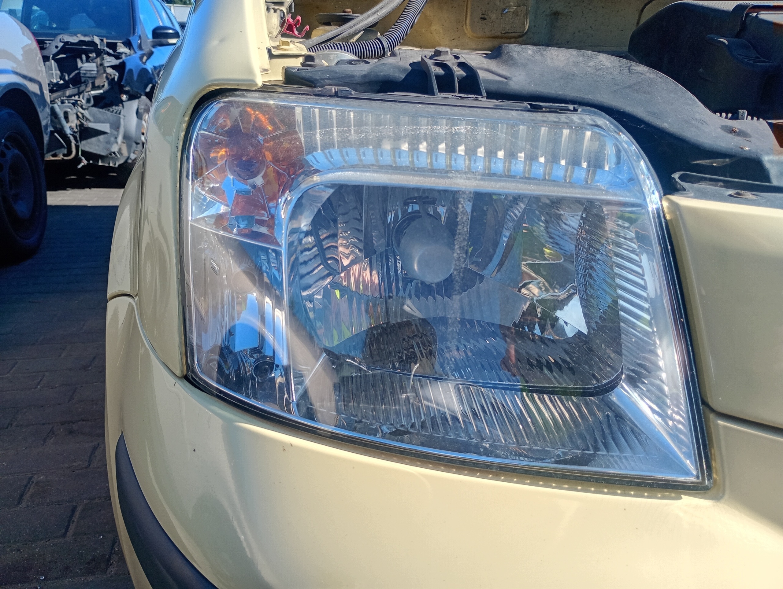 Reflektor light right front front Fiat Panda 2 II 03-09