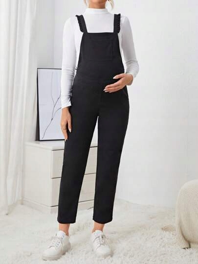 SHEIN OGRODNICZKI CZARNE CIĄŻOWE DAMSKIE 36 ŁRA Płeć kobieta