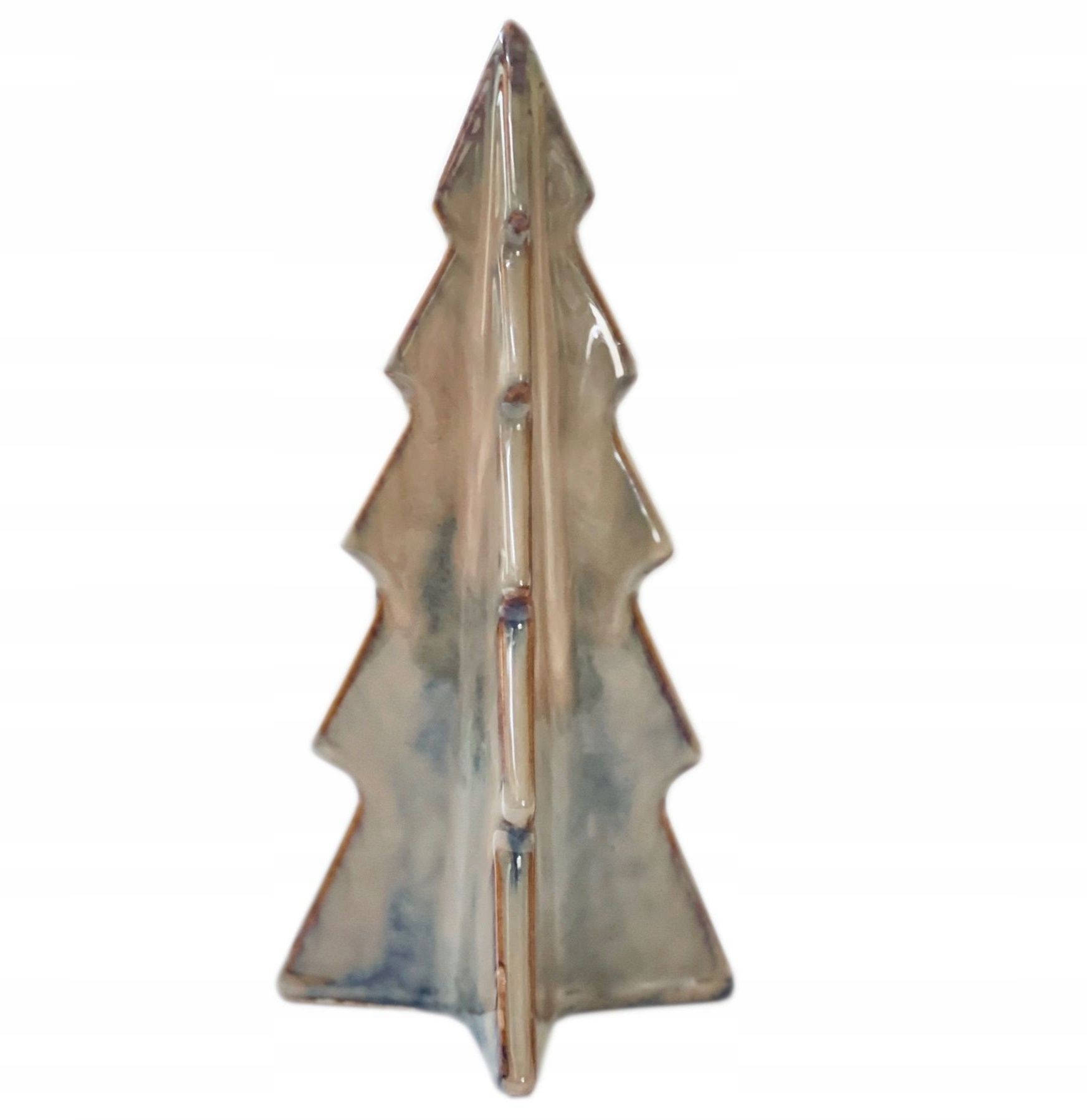 

Choinka Ceramiczna Beż Figurka Dekoracyjna 20 cm