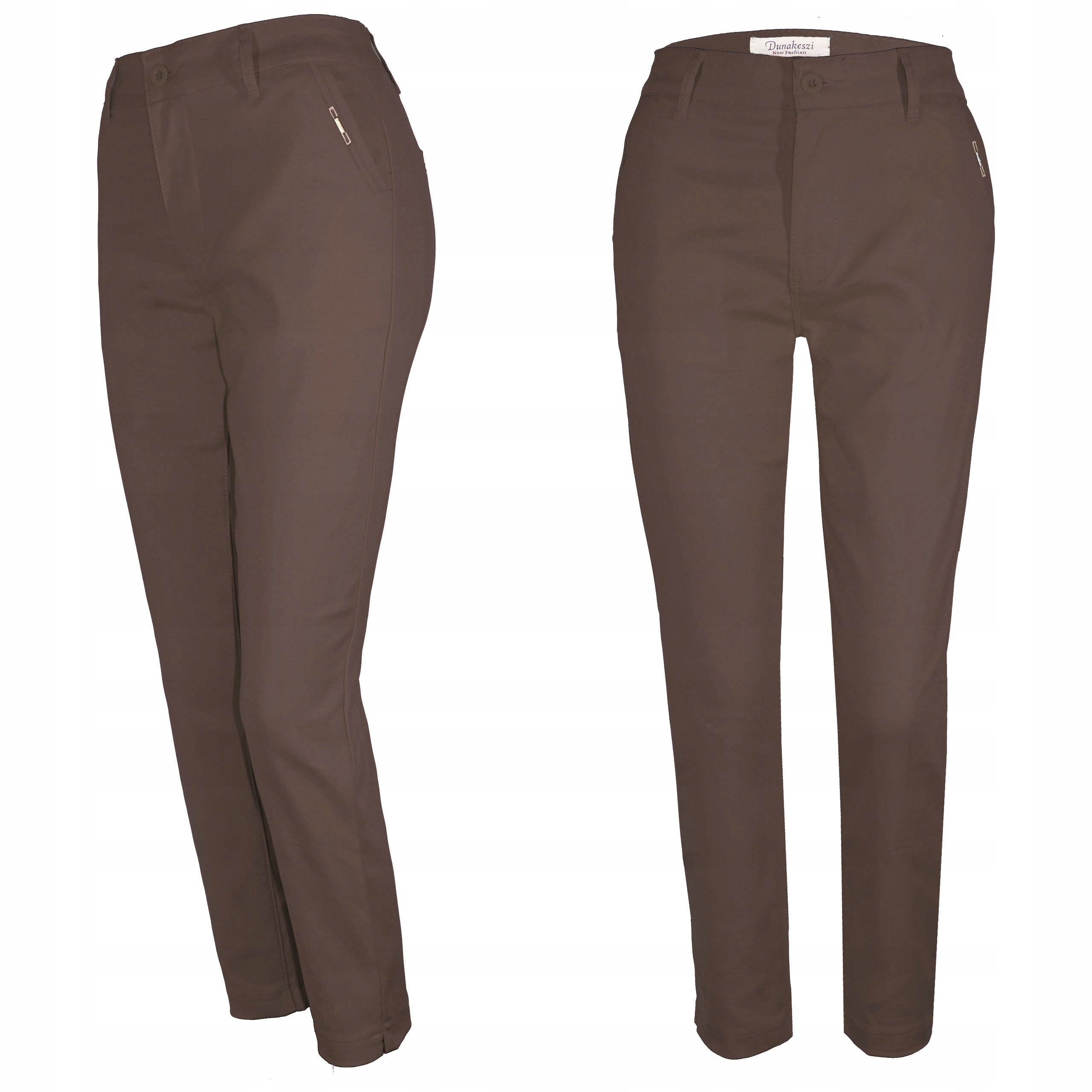 Spodnie Cygaretki 7/8 Push-up Zwężane 42