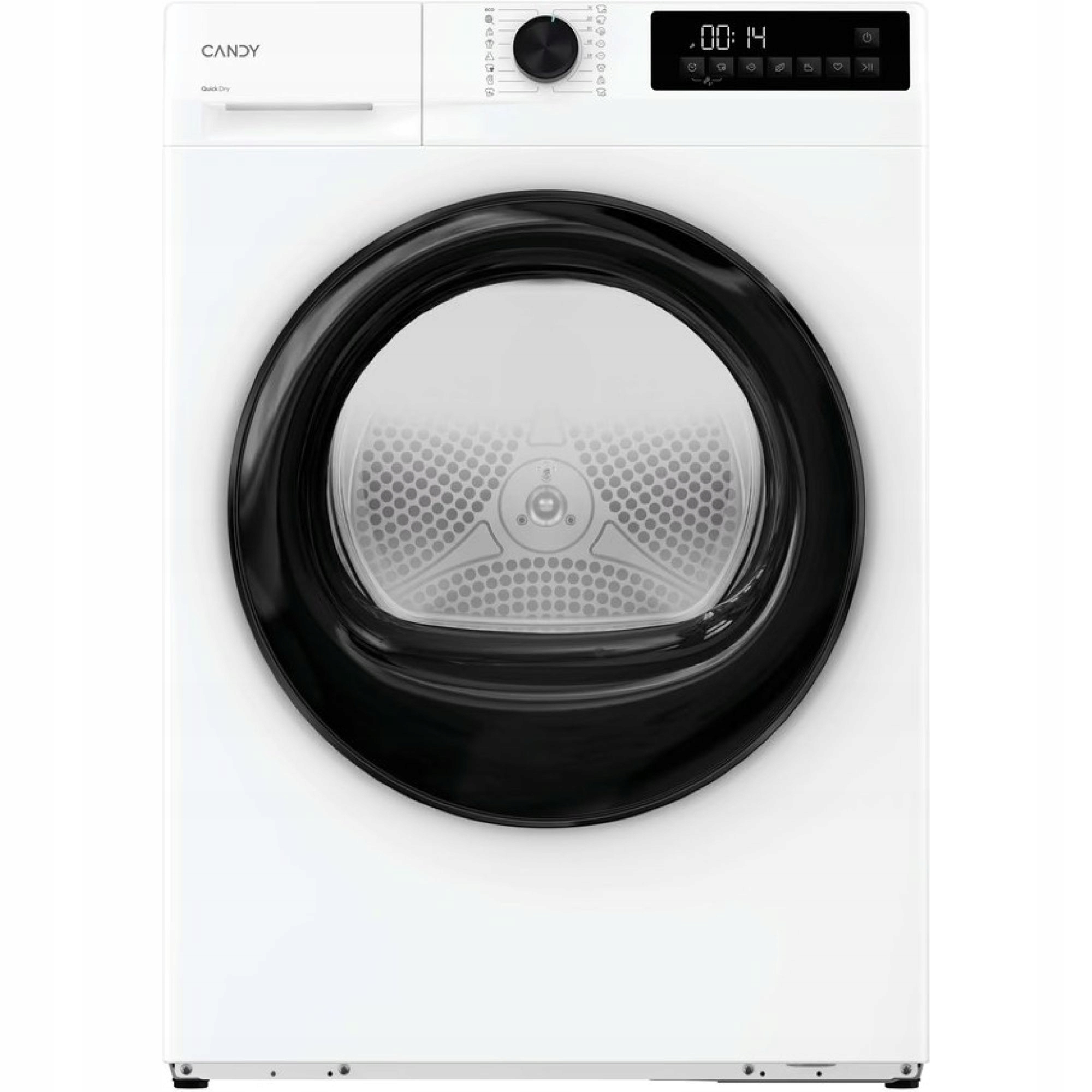 Suszarka Candy GB8N1B-S 8kg 16programów Pompa Ciepła ProDry 65dB biała