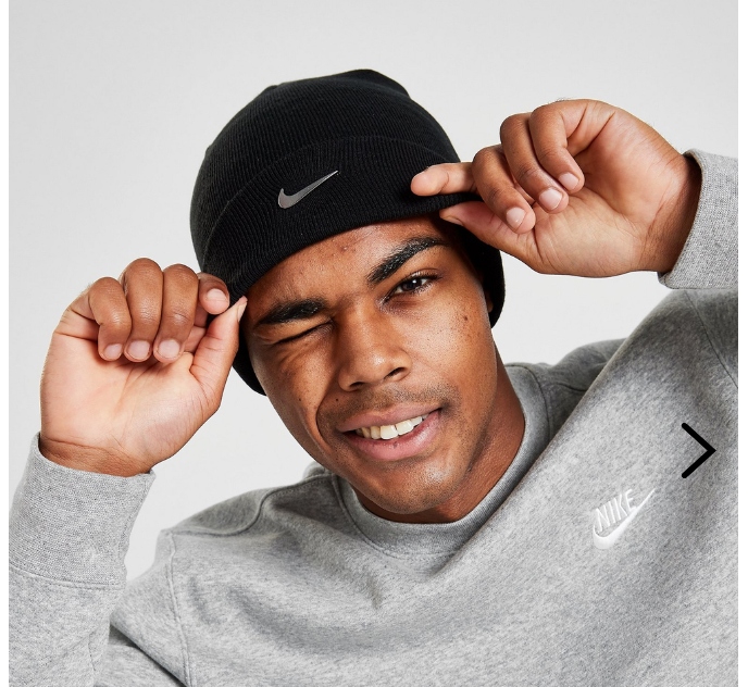 Teplá, Pohodlná, Měkká, Silná Zimní Čepice Nike Beanie Kovové logo Swoosh