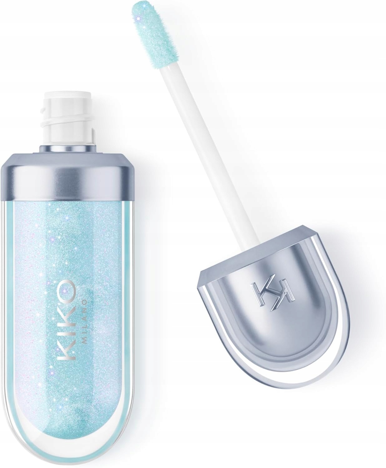 Kiko Milano 51 Frozen Light Blue lesk 6.5 ml hydratační 3D