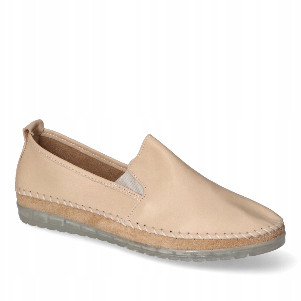 Dámské polobotky Maciejka Béžová lico kožená 41