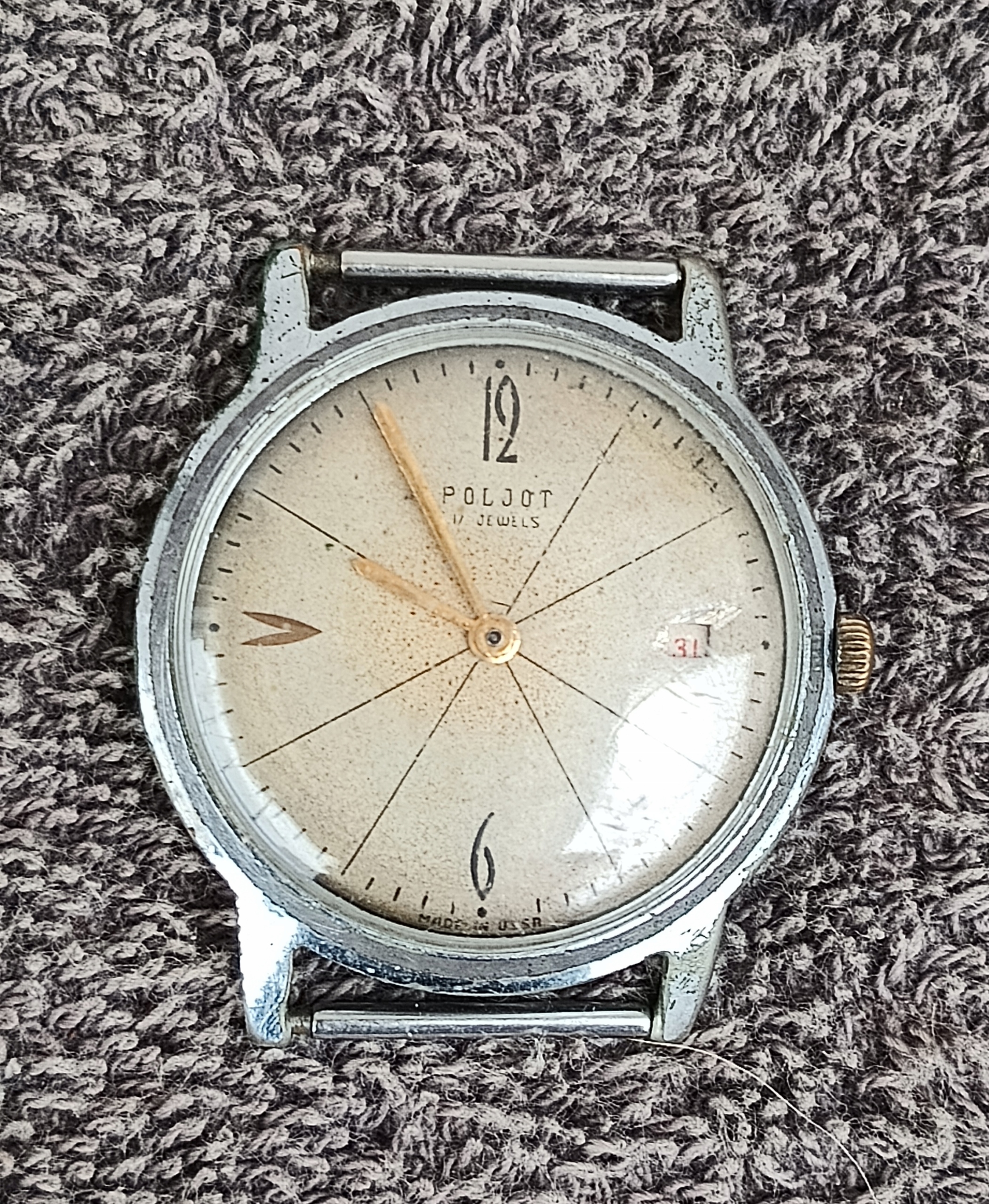 Radziecki zegarek POLIOT automitic 17 jewels