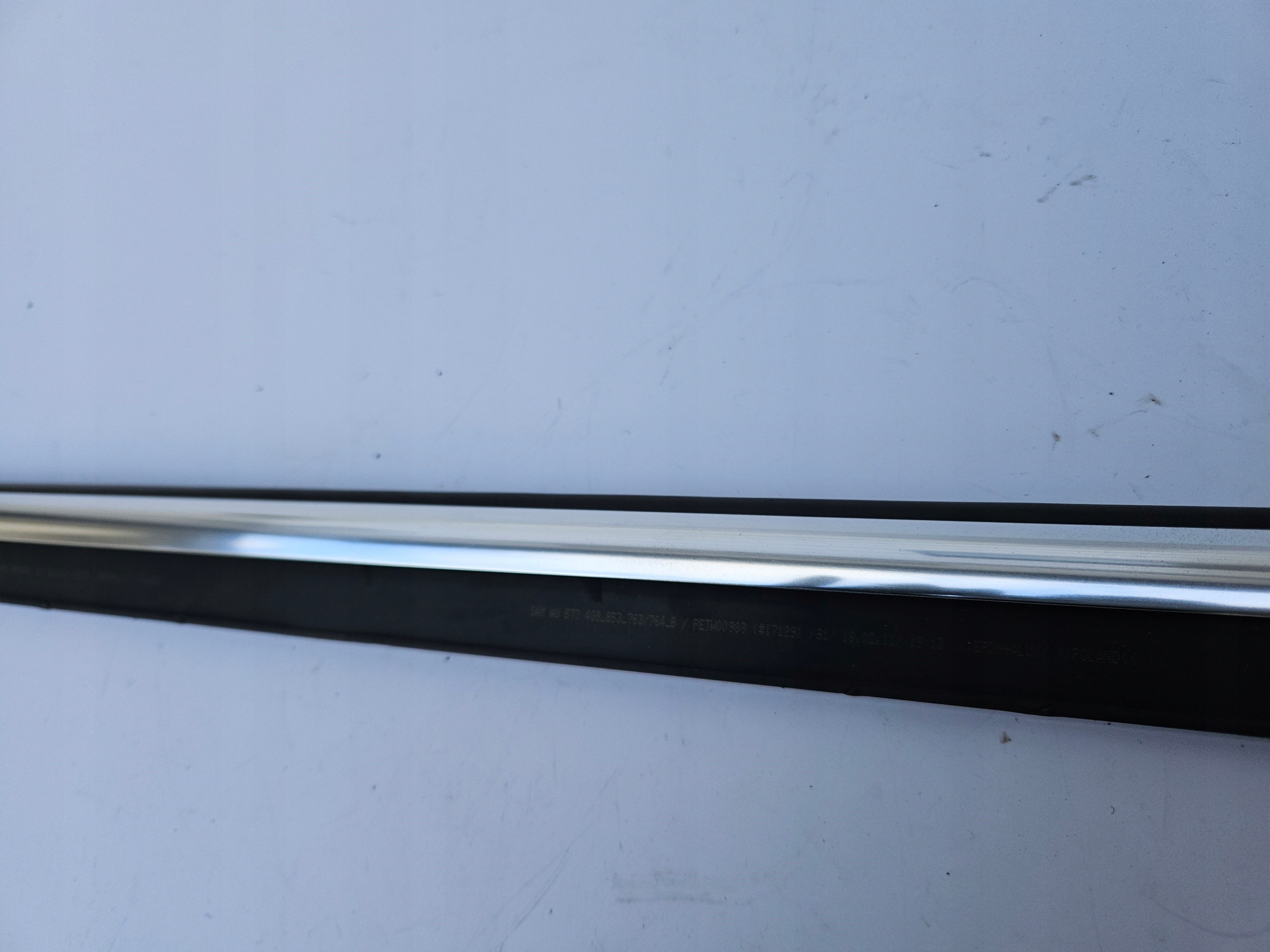 moulding dust door CHROM left rear left rear part AUDI A7 C7 4G