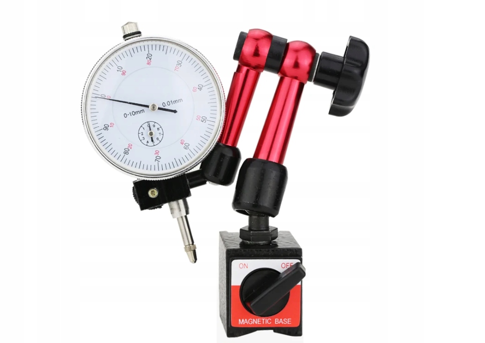 Podstawa Magnetyczna Statyw Czujnik Zegarowy 0-10 mm 0,01