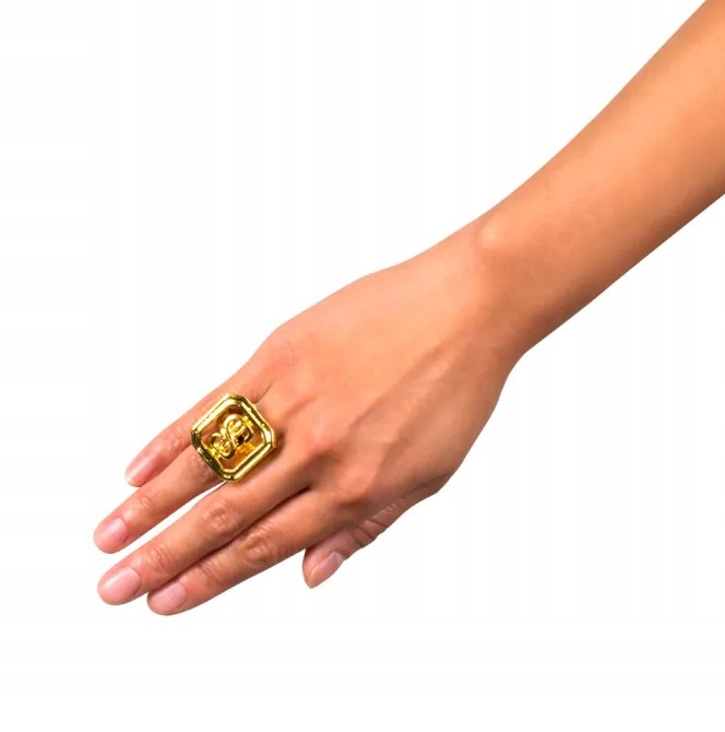 PIERŚCIEŃ DOLAR ZŁOTY SYGNET GANGSTERA PIENIĄDZE Kod producenta 00642