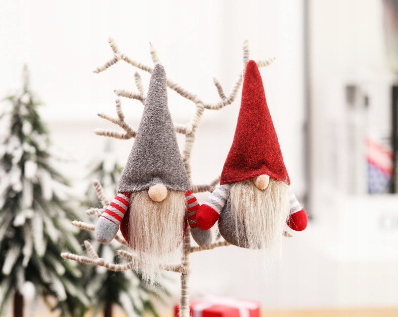 SKRZAT GNOM MIKOŁAJ KRASNAL ŚWIĄTECZNY OZDOBA Z4 C Marka Korbi