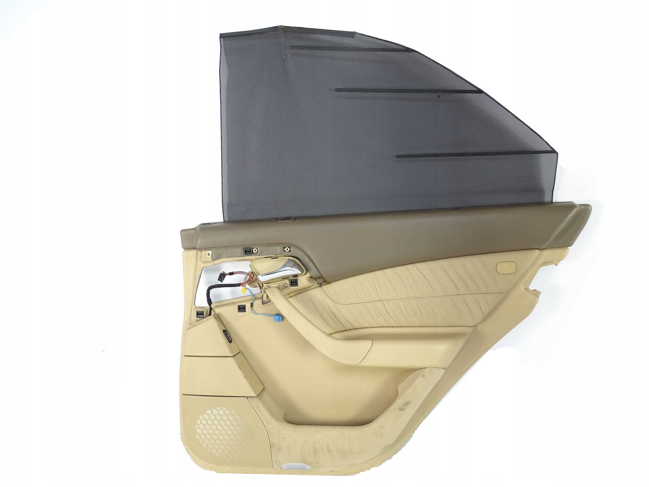 Mercedes S W220 BOCZEK DRZWI PRAWY TYŁ Z ROLETĄ