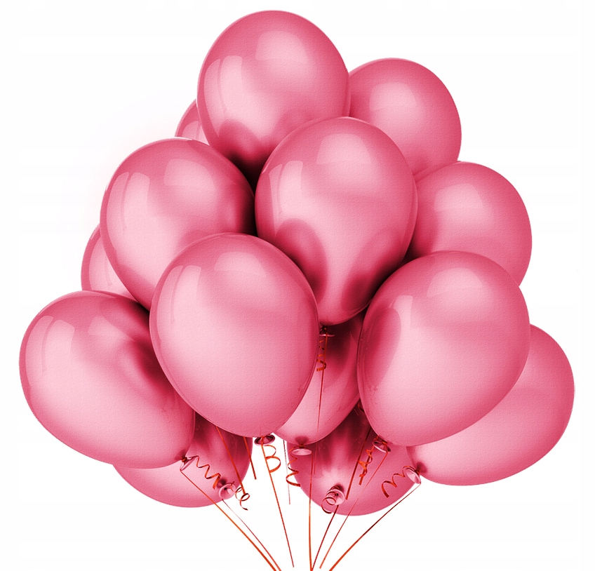 

Balony Metaliczne Jasne Różowe Wesele 32cm 25 szt