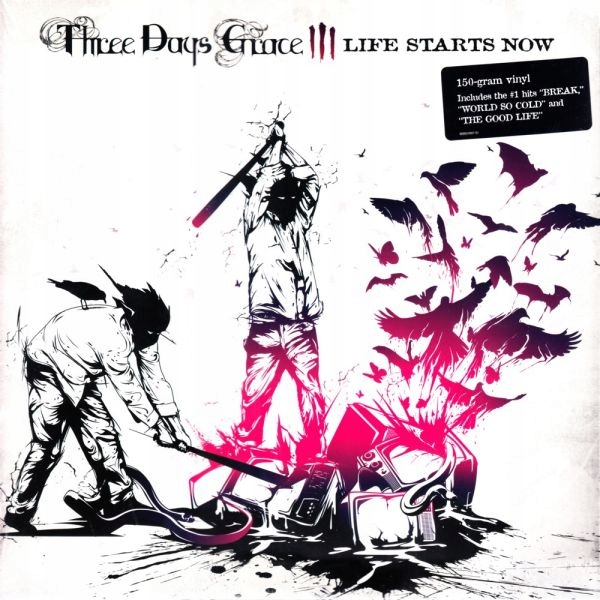 {{{ Three Days Grace Life Starts Now (1 Lp) Usa