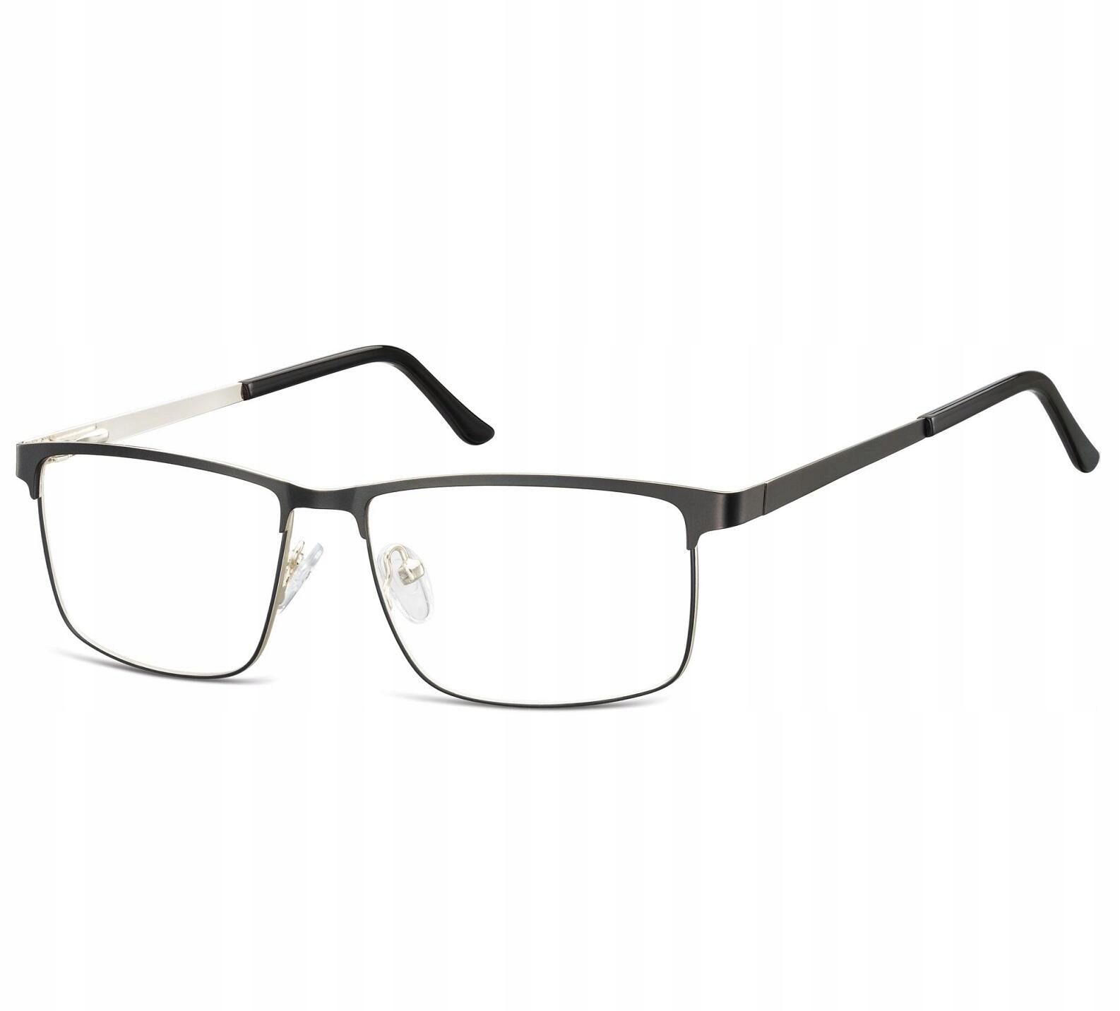 

Okulary Nerd prostokątne Zerówki Korekcyjne Męskie