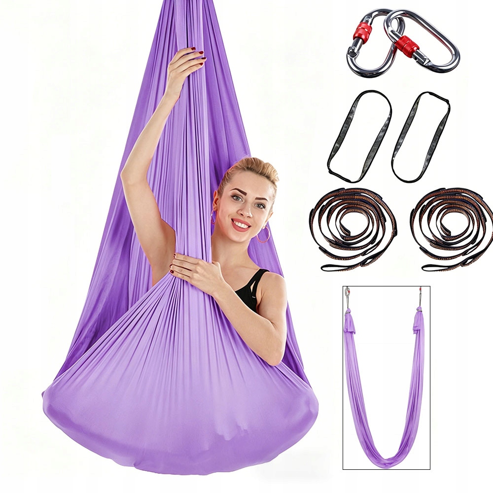 Akrobatická Šála, Šátek Aerial Silk Multifunkční 6 Metrů