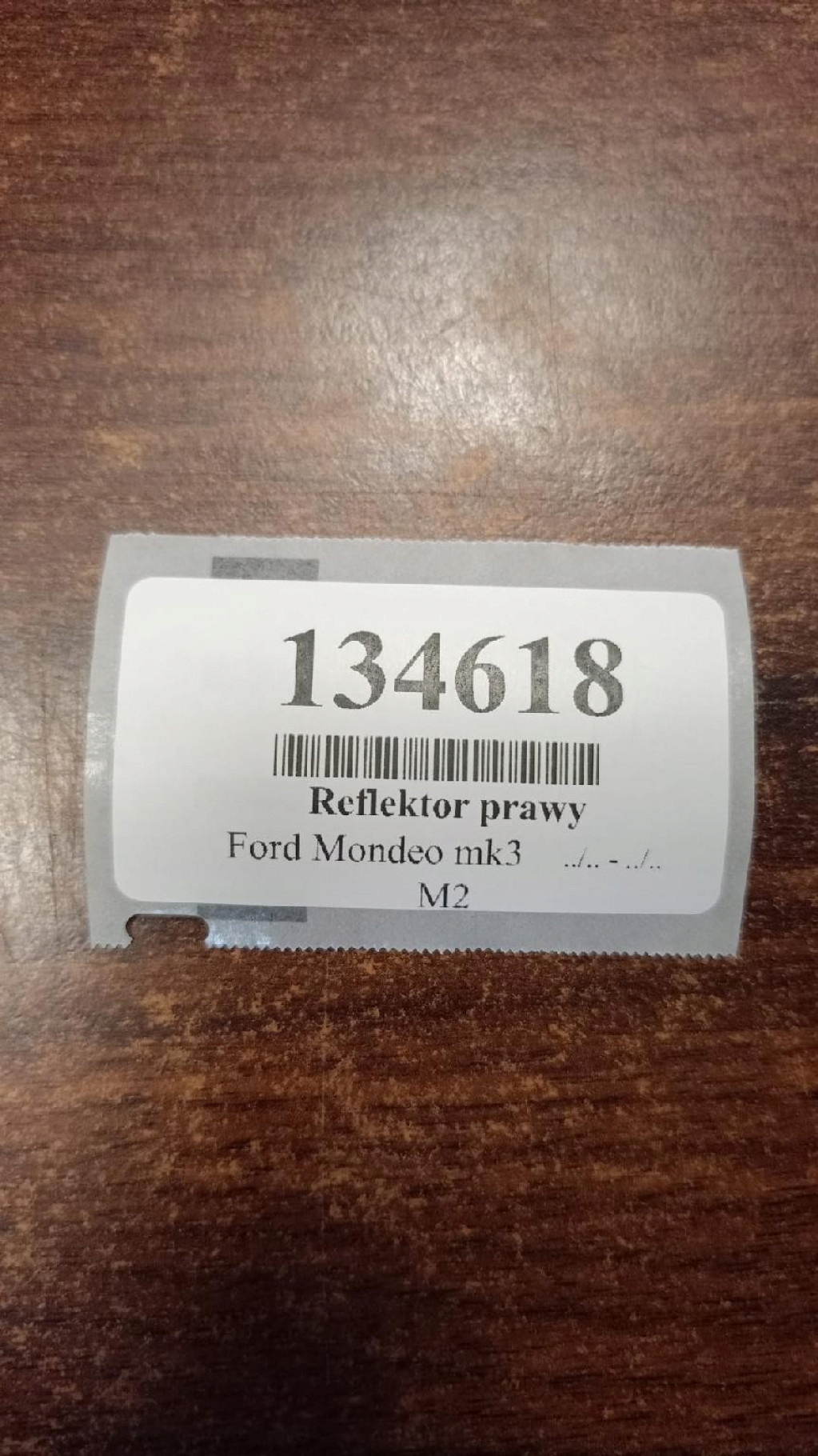 FORD MONDEO MK3 REFLEKTOR light right front 0301174672