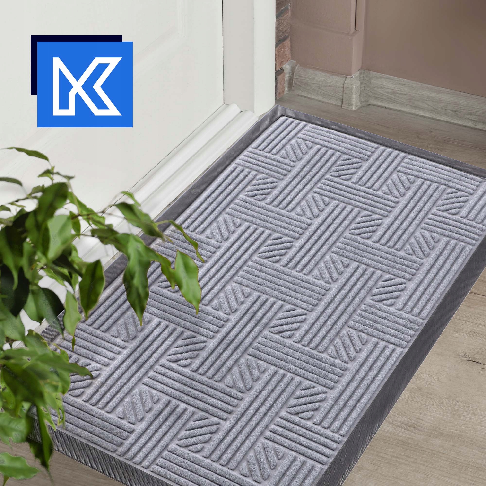 WYCIERACZKA POD DRZWI WEJŚCIOWA ZEWNĘTRZNA DO BUTÓW WEWNĘTRZNA GUMOWA 75x45 Materiał gumowa