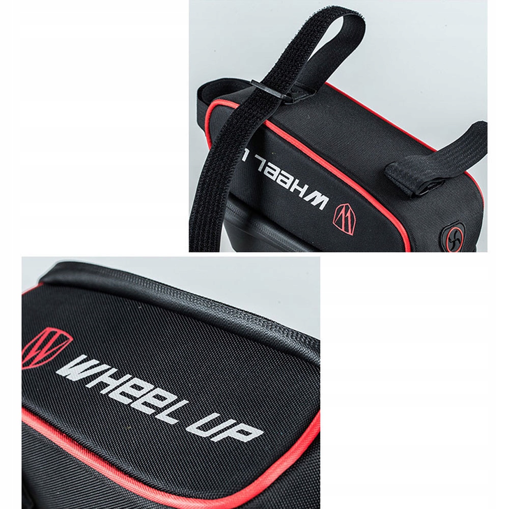 TORBA ROWEROWA NA RAMĘ SAKWA ROWEROWA TELEFON ETUI Zapięcie rzep