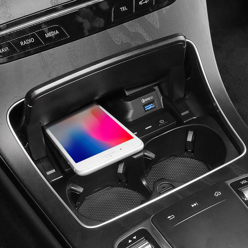 Ładowarka samochodowa indukcyjna QI Mercedes C GLC Złącza inne