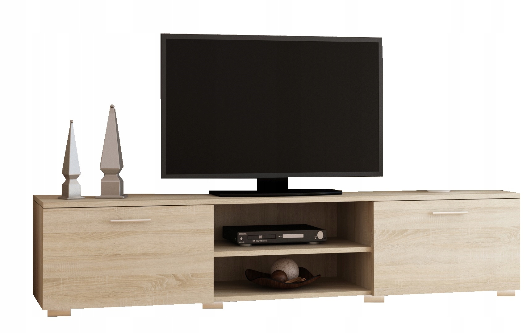 Stolík, Rtv skrinka Roma 150 cm, dub sonoma, komoda Per