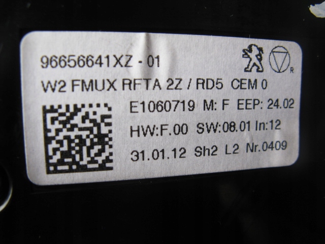 PANEL klimatizaci PEUGEOT 508 a