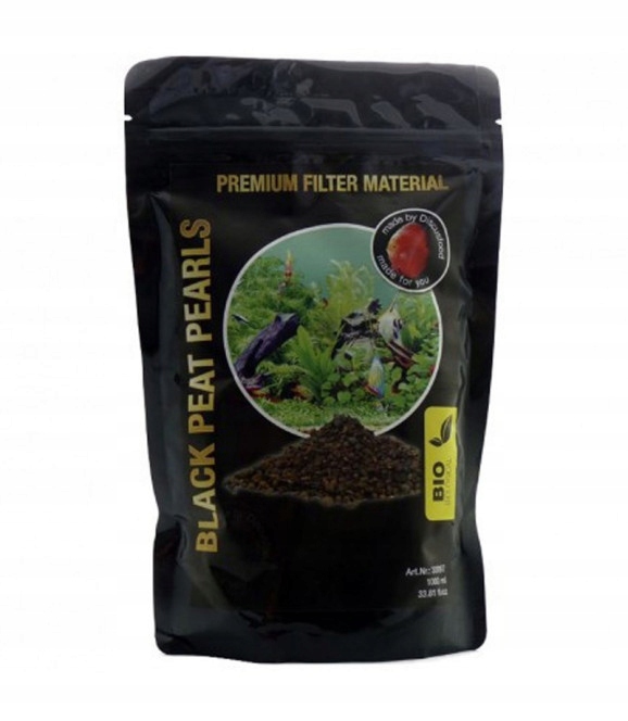 Levně Discusfood, Black peat Pearls Černá rašelina ve formě granulí 1l