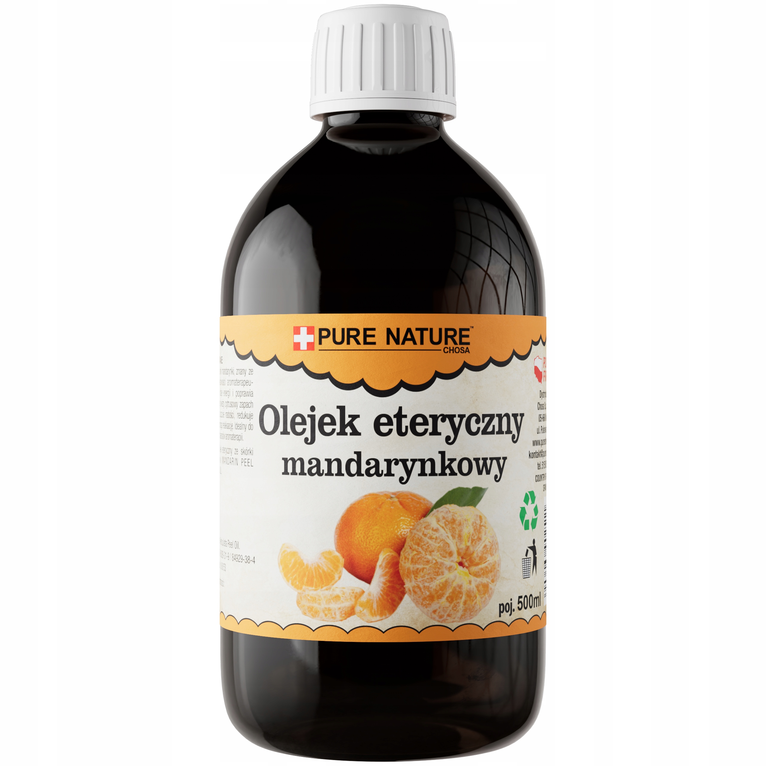 Olejek Eteryczny Mandarynkowy Naturalny Olejek Z Mandarynek 500ml 0,5l