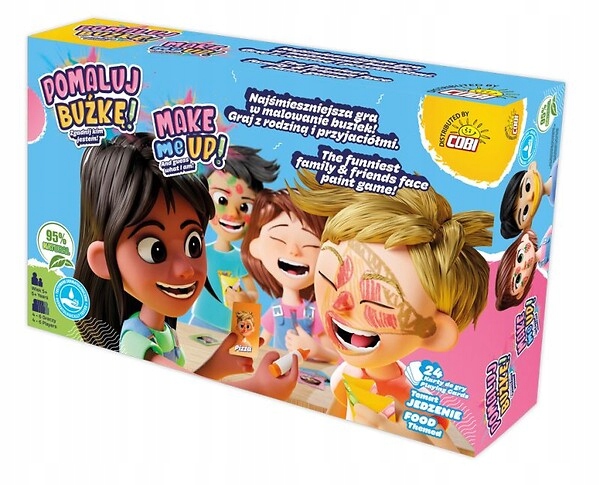 Pomaluj bużkę! Gra Familijna Planszówka Gry Planszowe Dla Dzieci Sześć Lat