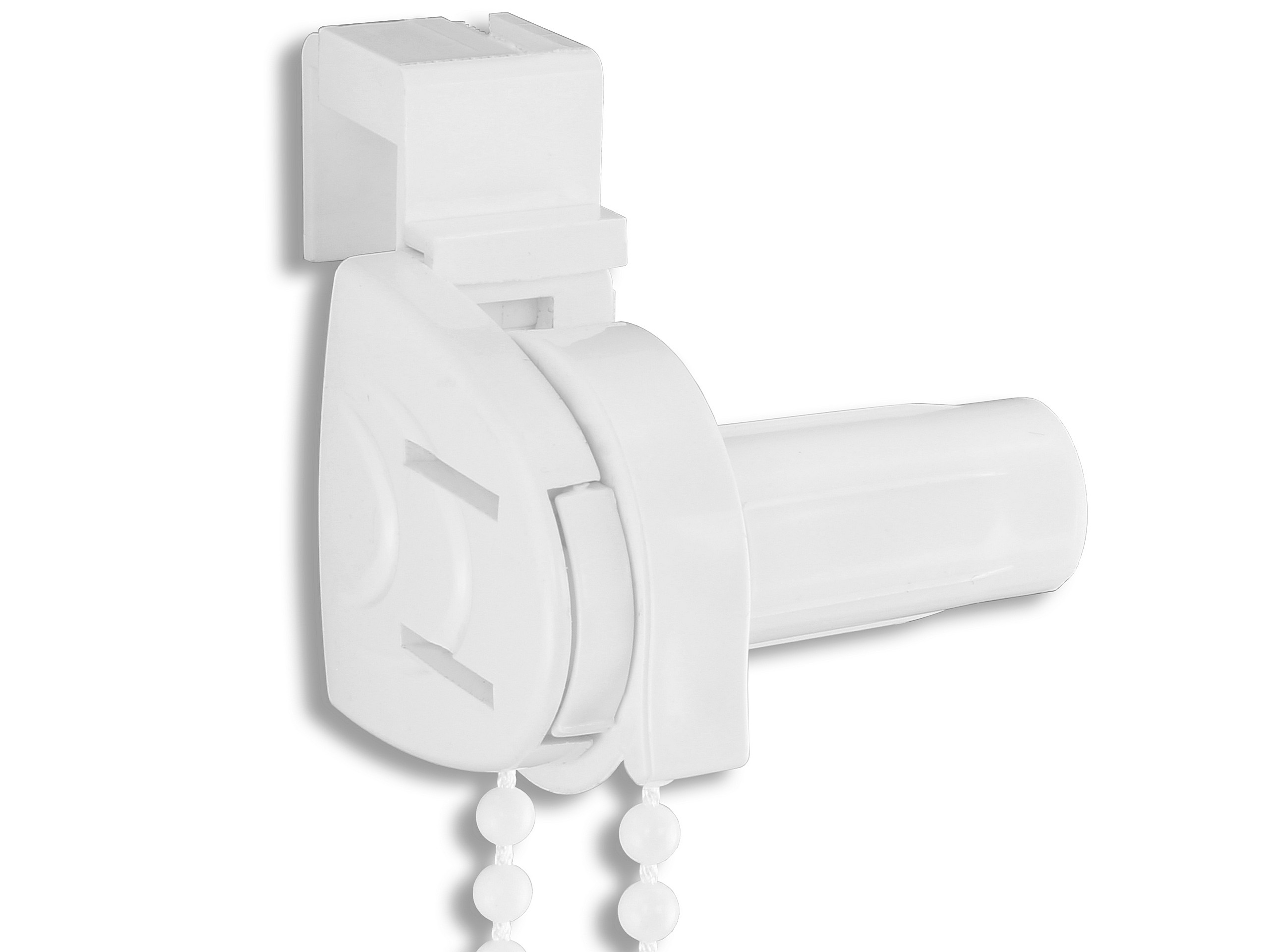 

Mechanizm Mini z żyłką napinaczem do rolet Biały