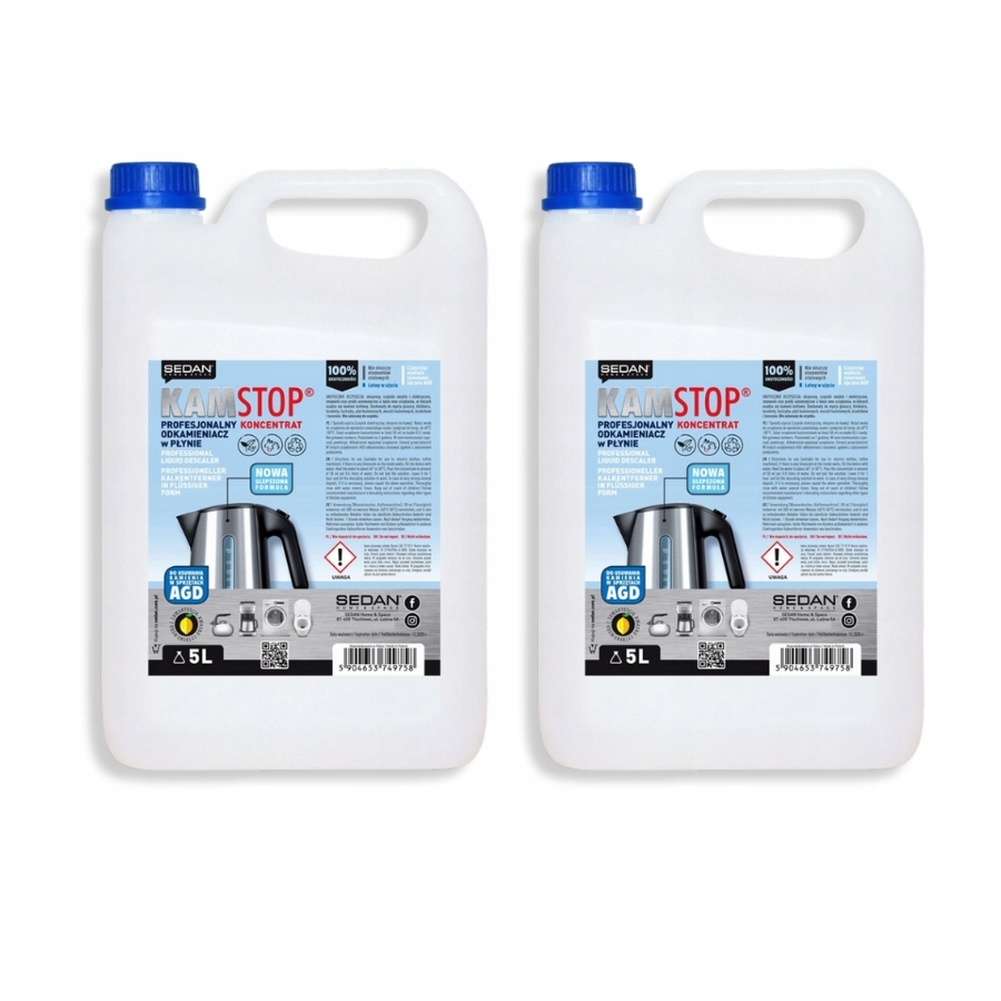 Levně Kamstop Odvápňovač Koncentrát do kávovarů a konvic 5l Polský Produkt Č. 1