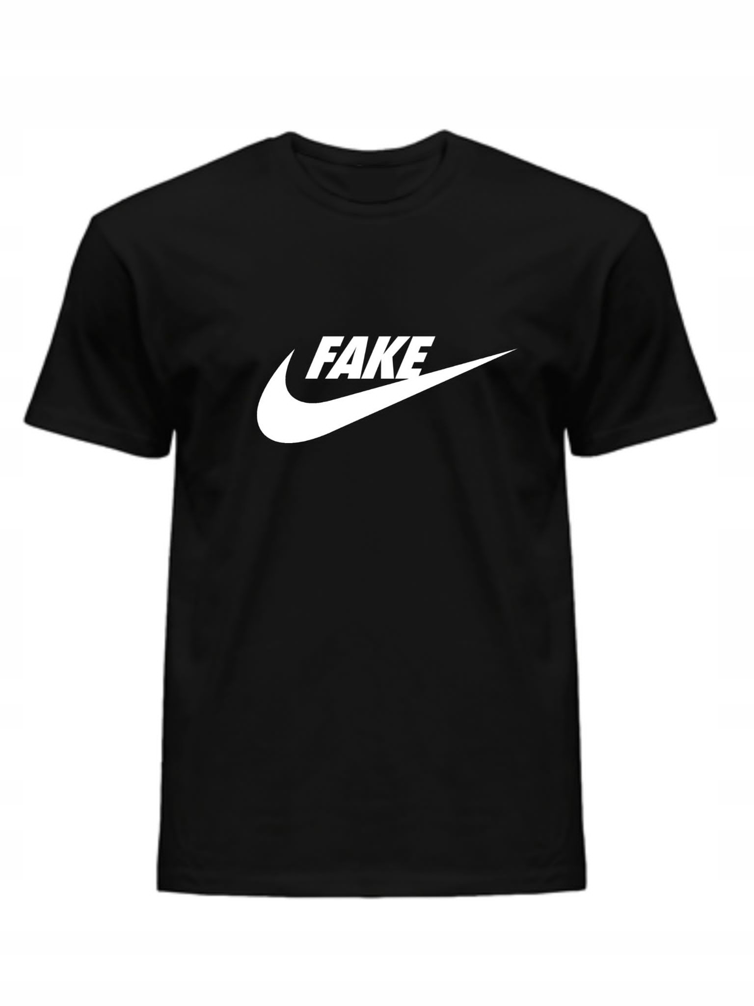 

Koszulka T-shirt Męski Fake Czarny XL