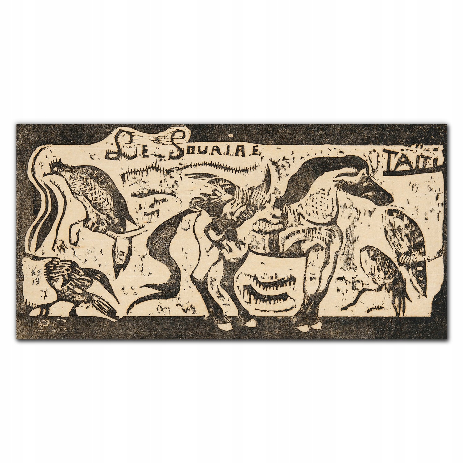 Obraz na ráme plátno Le sourire Gauguin 140 x 70 cm