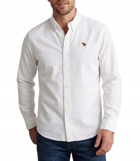 košile Abercrombie&Fitch XL bílá hollister