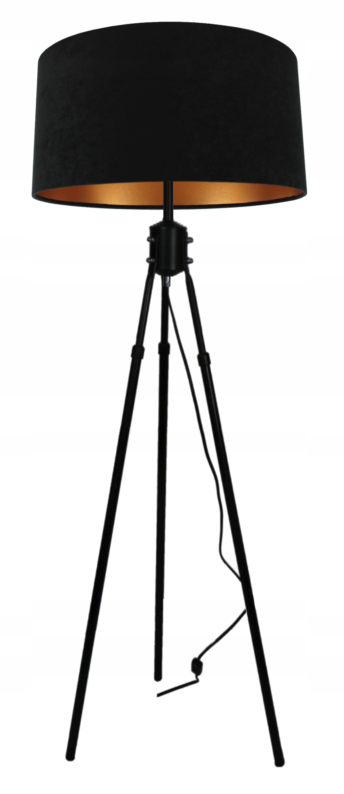 

Lampa Stojąca Podłogowa Nastrojowa Abażur Welur