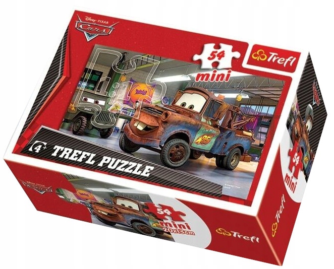 

Puzzle Mini 4+ Trefl auta Cars 54 części wzór 2