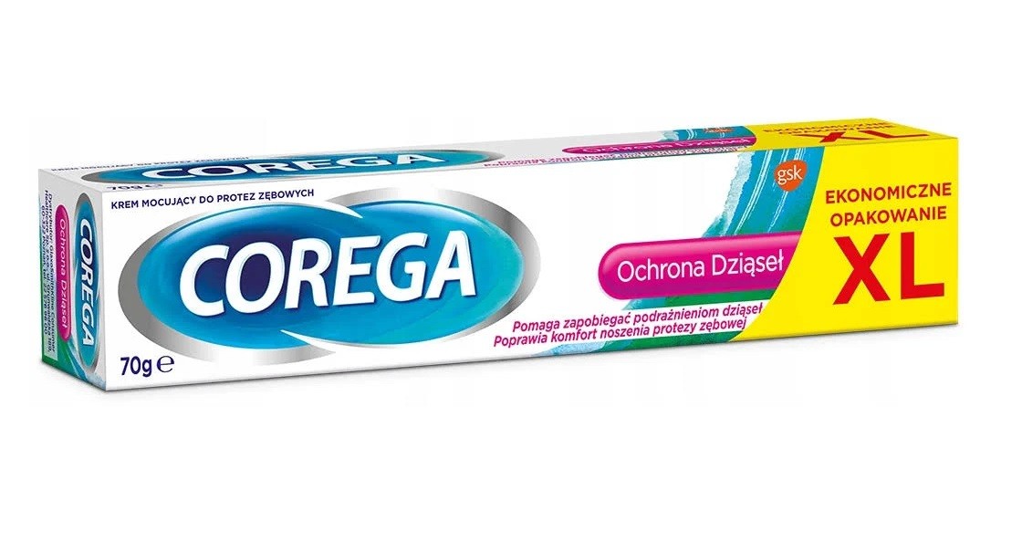 

Corega Krem, Klej Do Protez XL 70G Ochrona Dziąseł