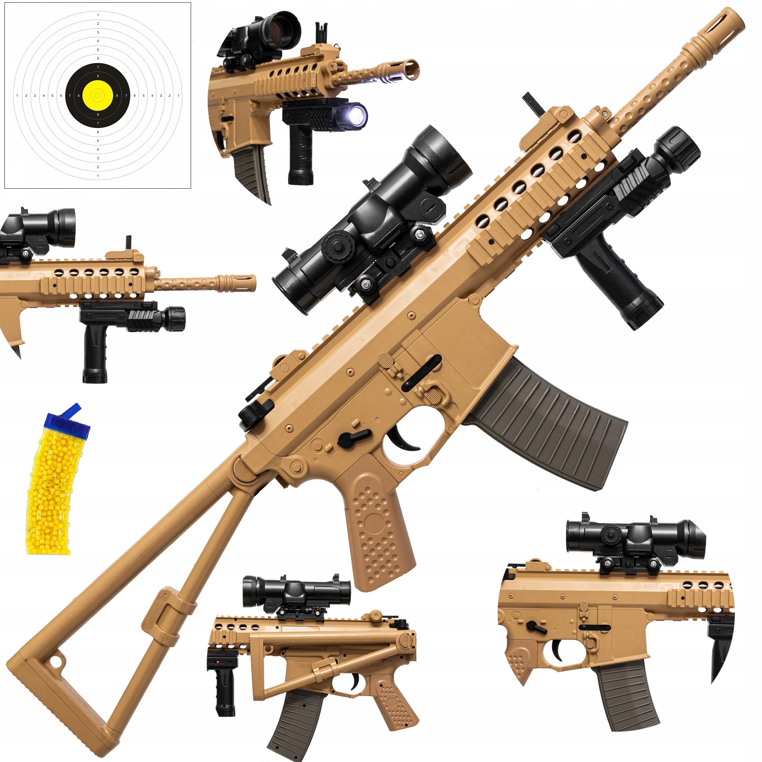 KARABIN MASZYNOWY SNAJPERSKI PISTOLET NA KULKI PLASTIKOWE + GRATISY