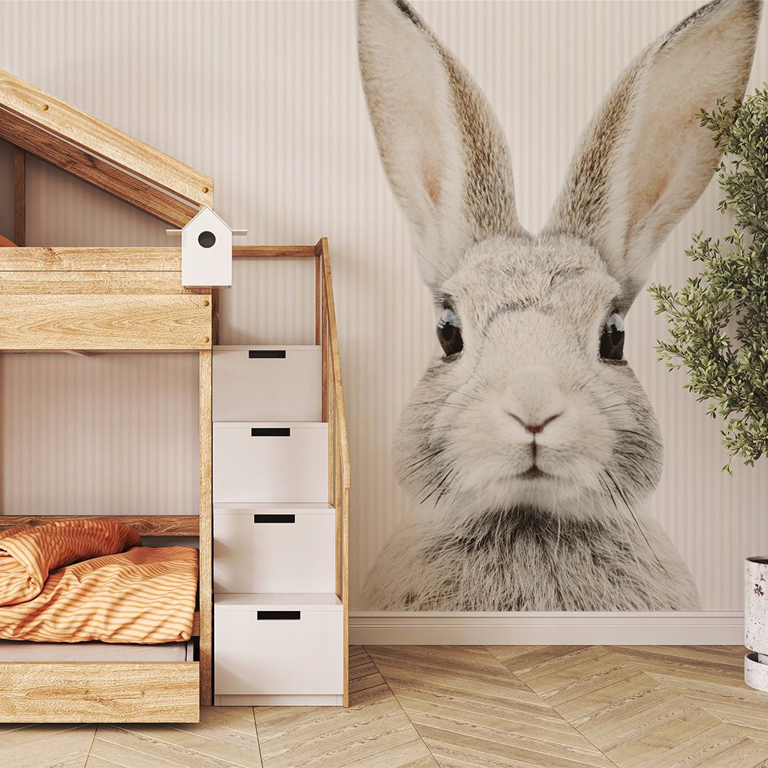 Tapeta na Wymiar do Pokoju Dziecka w PASKI KRÓLIK STEFAN Kod producenta W132