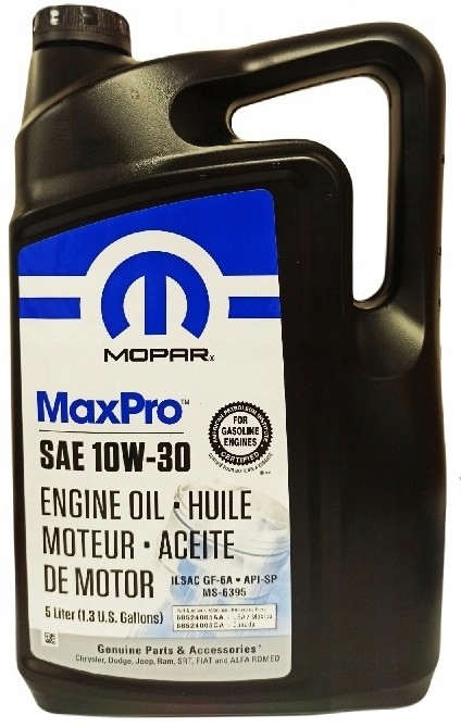 Motorový olej Mopar 5 l 10W-30