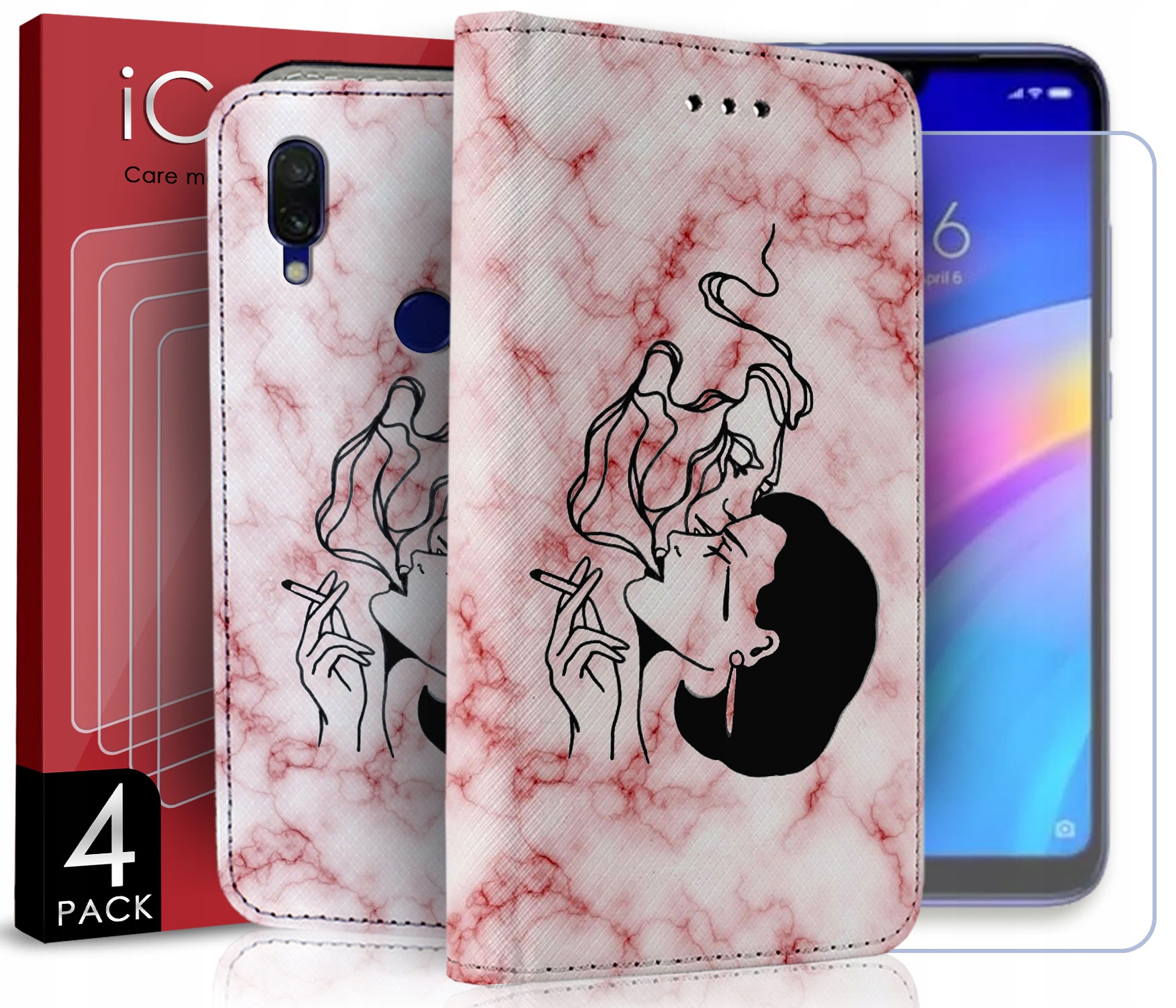 

Zestaw Etui Do Xiaomi Redmi 7 Szkło x4