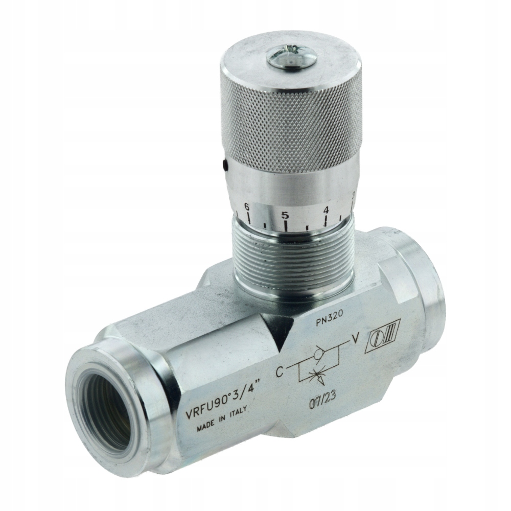 Hydraulický zpětný škrticí ventil Vrfu 3/4 1-str
