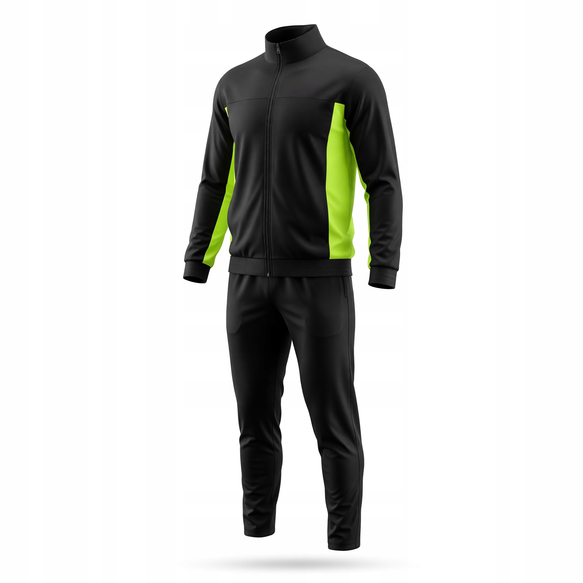 Softee Varanasi dres sportowy męski czarny/żółty fluo rozmiar M