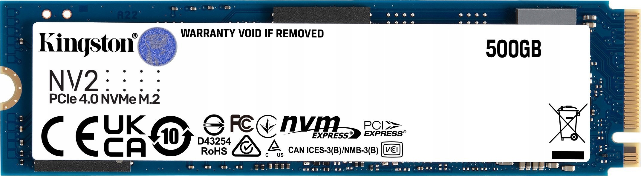

Dysk Ssd NV2 500 Gb M.2 2280 Pcie x4 Gen4 NVMe