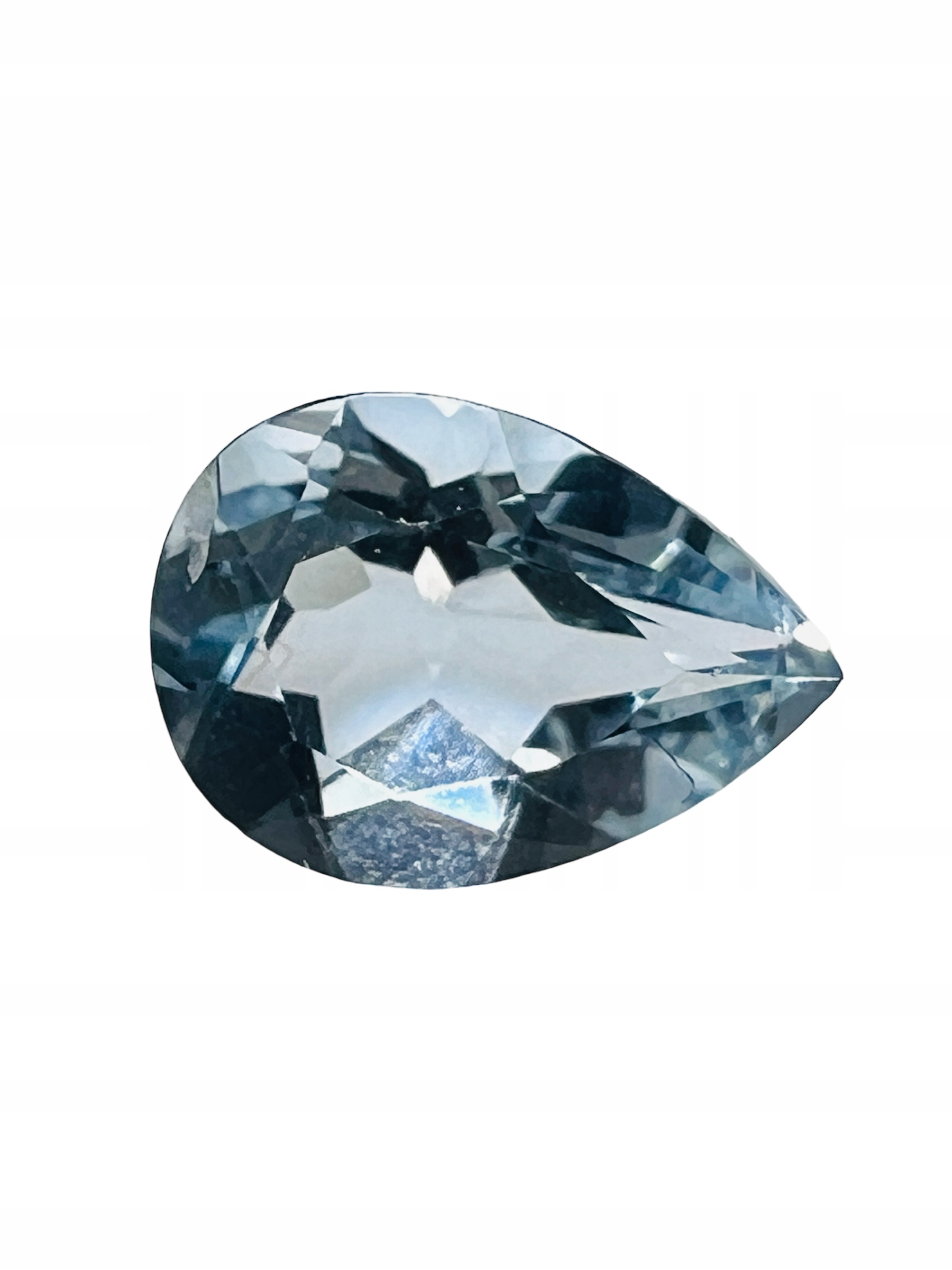 Akvamarín Přírodní Slza 6x4 mm