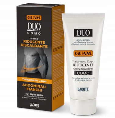 Guam Duo Riducente Uomo Rozgrzewający Krem Wyszczuplający dla Mężczyzn