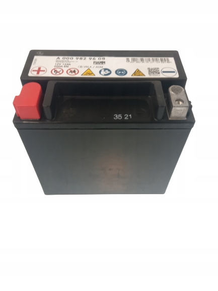 Akumulator Mercedes-Benz AGM 12 Ah lewy + 200 A