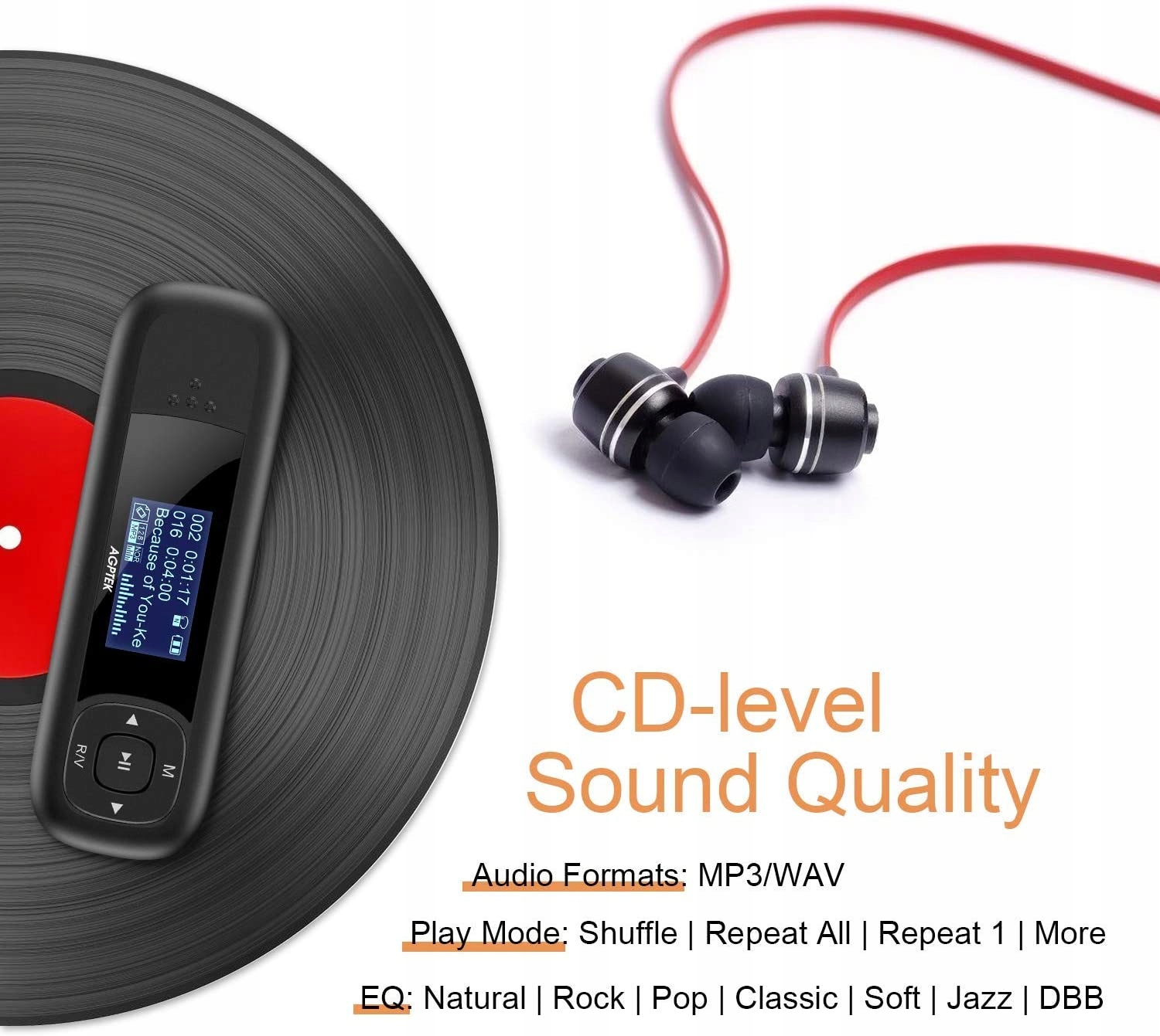 Odtwarzacz MP3 USB 8GB KLASYCZNY JOY FM LCD HIT ! EAN (GTIN) 6095412954991