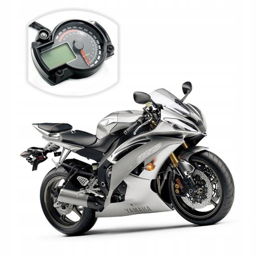 UNIWERSALNY PRĘDKOŚCIOMIERZ MOTOCYKLOWY LCD Waga produktu z opakowaniem jednostkowym 0.24 kg