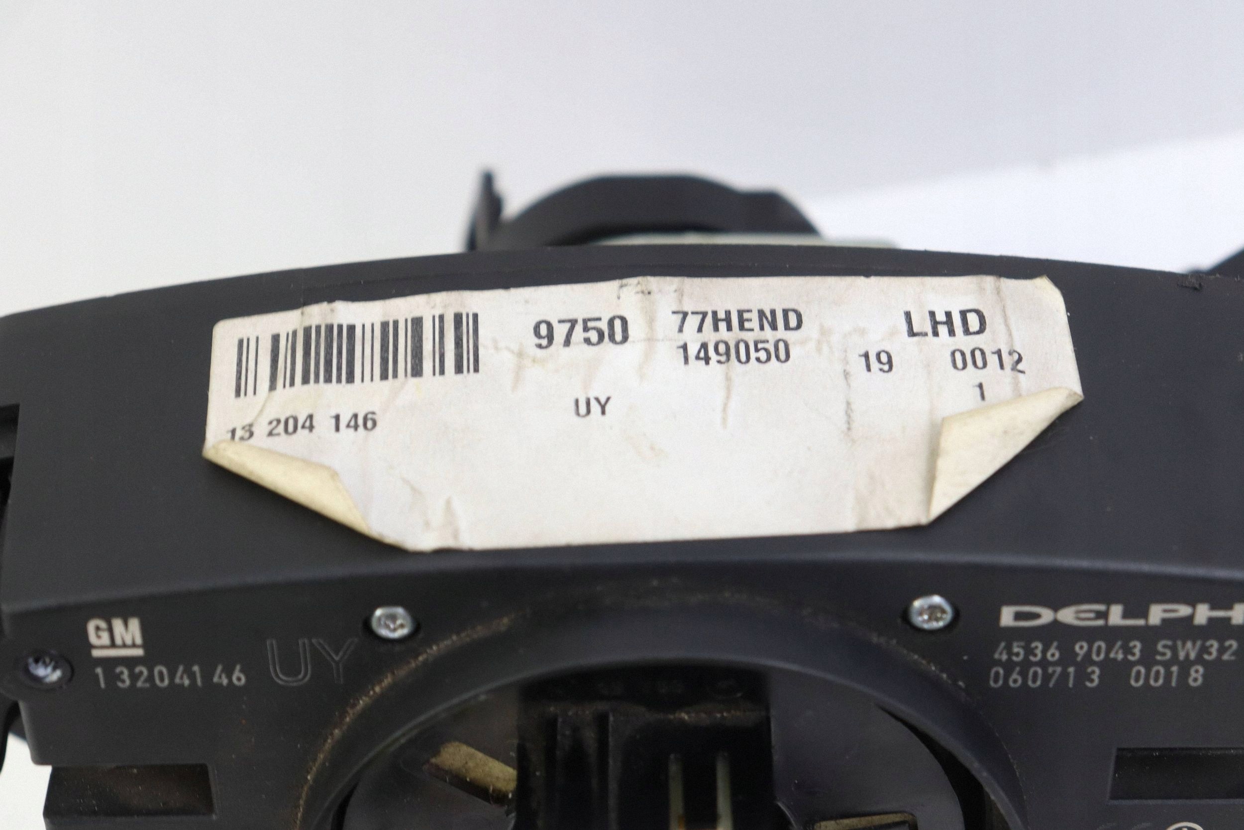 OPEL VECTRA C SIGNUM steering wheel levers and controls ignition 13204146UY